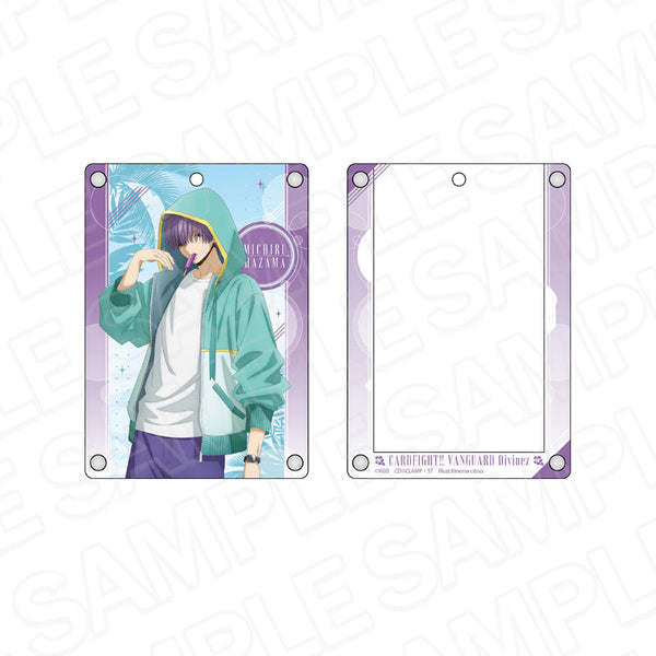 『カードファイト!! ヴァンガード Divinez デラックス決勝編』アクリルパスケース 廻間ミチル バカンス ver.