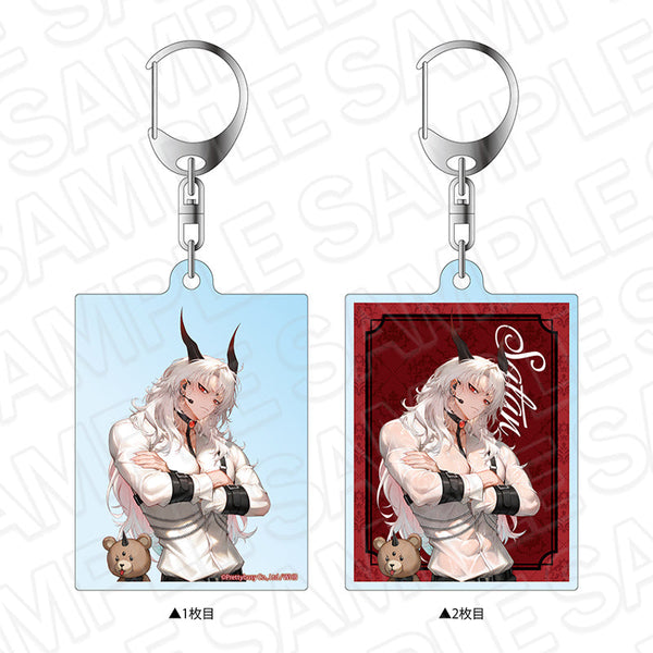 『地獄のどこが悪い?-What in "HELL" is bad?-』チェンジングアクリルキーホルダー サタン アイドル ver.