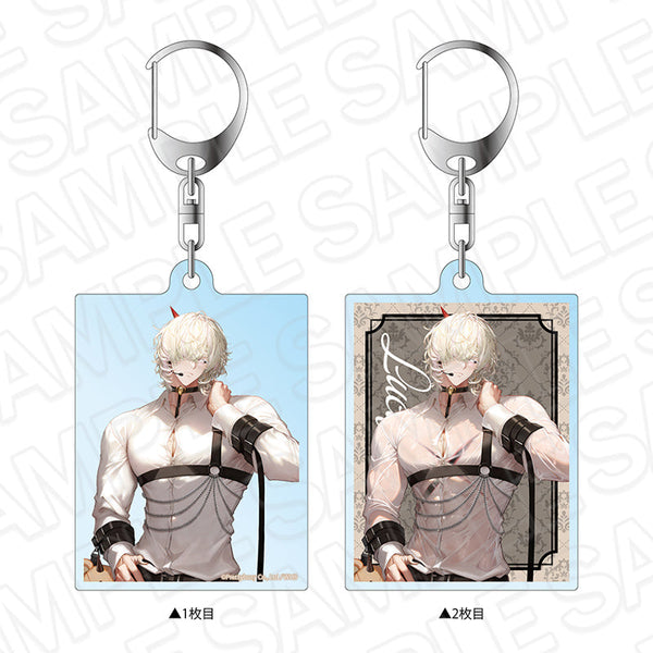 『地獄のどこが悪い?-What in "HELL" is bad?-』チェンジングアクリルキーホルダー ルシファー アイドル ver.