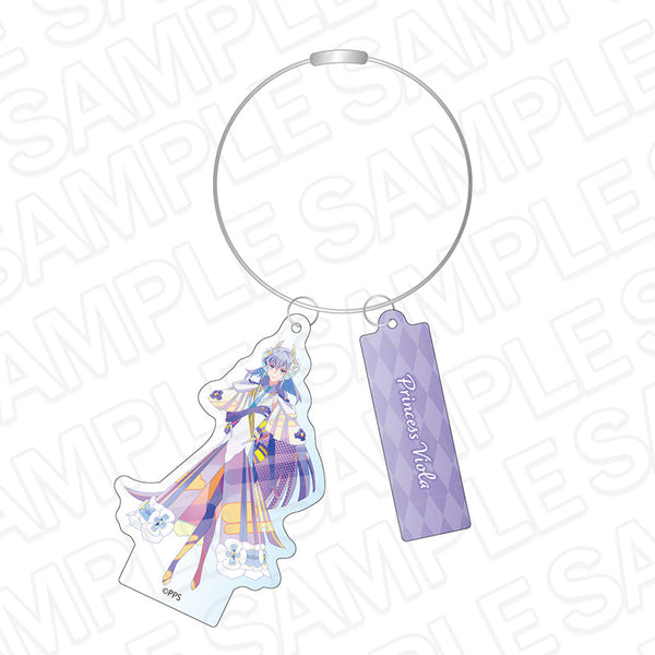 『オリジナルプリンセッション・オーケストラ』ワイヤーキーホルダー PALE TONE series プリンセス・ヴィオラ