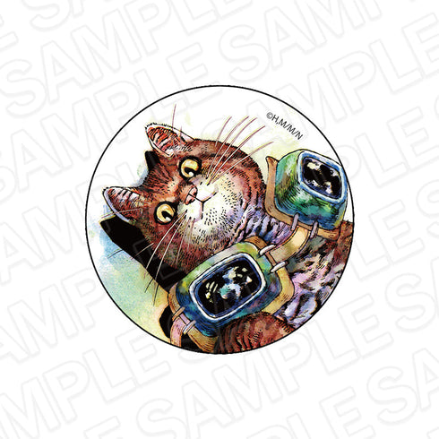 『ニャイト・オブ・ザ・リビングキャット』カンバッジ すべてが猫になる