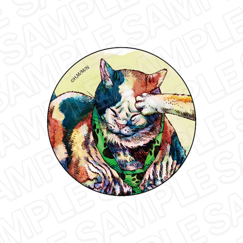 『ニャイト・オブ・ザ・リビングキャット』カンバッジ 猫は無慈悲な世界の王A