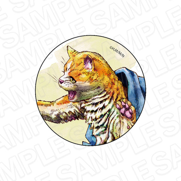 『ニャイト・オブ・ザ・リビングキャット』カンバッジ 猫は無慈悲な世界の王B