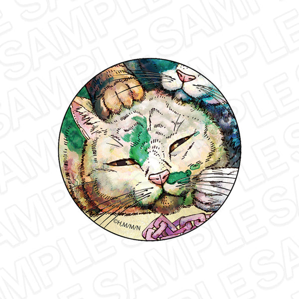 『ニャイト・オブ・ザ・リビングキャット』カンバッジ キャットマックスC