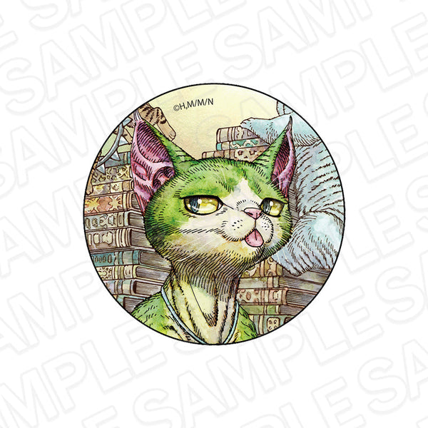 『ニャイト・オブ・ザ・リビングキャット』カンバッジ 遊星からの猫D-REX