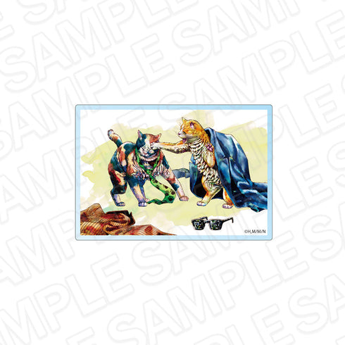 『ニャイト・オブ・ザ・リビングキャット』アクリルマグネット 猫は無慈悲な世界の王