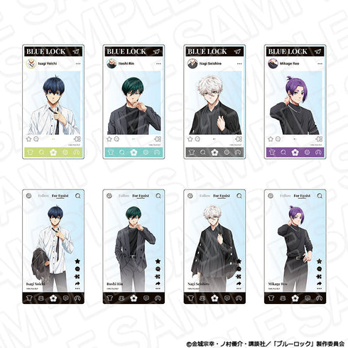 『ブルーロック』アクリルカード(ブラインド) Black outfit ver. セット