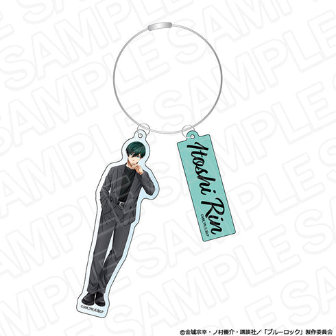『ブルーロック』ワイヤーキーホルダー 糸師 凛 Black outfit ver.