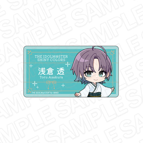 『アイドルマスター シャイニーカラーズ』アクリルネームバッジ 浅倉 透 百鬼夜行ミニキャラ ver.