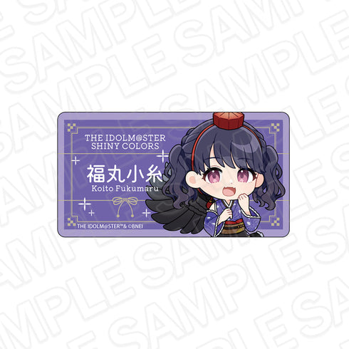 『アイドルマスター シャイニーカラーズ』アクリルネームバッジ 福丸小糸 百鬼夜行ミニキャラ ver.