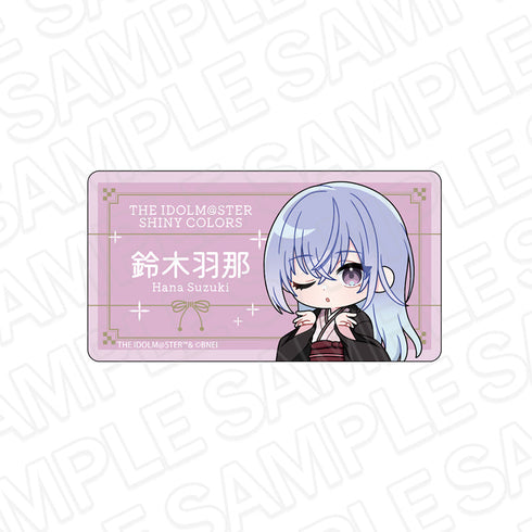 『アイドルマスター シャイニーカラーズ』アクリルネームバッジ 鈴木羽那 百鬼夜行ミニキャラ ver.