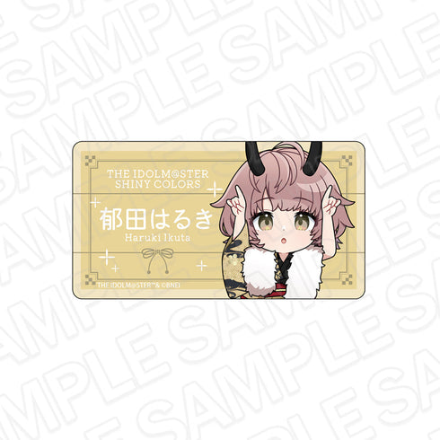 『アイドルマスター シャイニーカラーズ』アクリルネームバッジ 郁田はるき 百鬼夜行ミニキャラ ver.