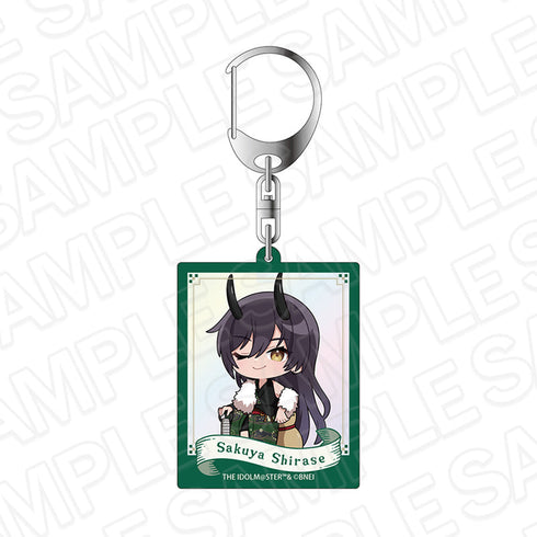 『アイドルマスター シャイニーカラーズ』オーロラアクリルキーホルダー 白瀬咲耶 百鬼夜行ミニキャラ ver.