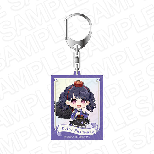 『アイドルマスター シャイニーカラーズ』オーロラアクリルキーホルダー 福丸小糸 百鬼夜行ミニキャラ ver.