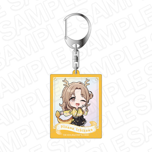 『アイドルマスター シャイニーカラーズ』オーロラアクリルキーホルダー 市川雛菜 百鬼夜行ミニキャラ ver.