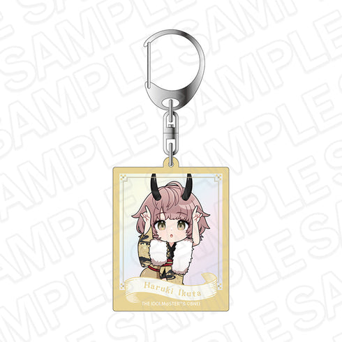 『アイドルマスター シャイニーカラーズ』オーロラアクリルキーホルダー 郁田はるき 百鬼夜行ミニキャラ ver.