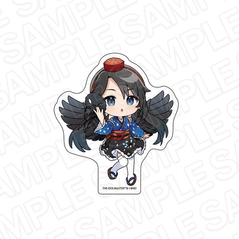 『アイドルマスター シャイニーカラーズ』和紙ダイカットステッカー 三峰結華 百鬼夜行ミニキャラ ver.