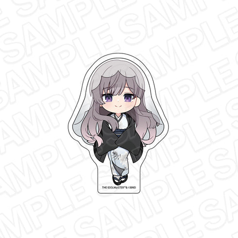 『アイドルマスター シャイニーカラーズ』和紙ダイカットステッカー 幽谷霧子 百鬼夜行ミニキャラ ver.