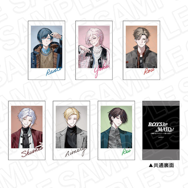 『BOYS be MAID!~御曹司メイドボーイ部の日日~』インスタントフォト風カード(ランダム) Everyday Clothes AW ver. セット