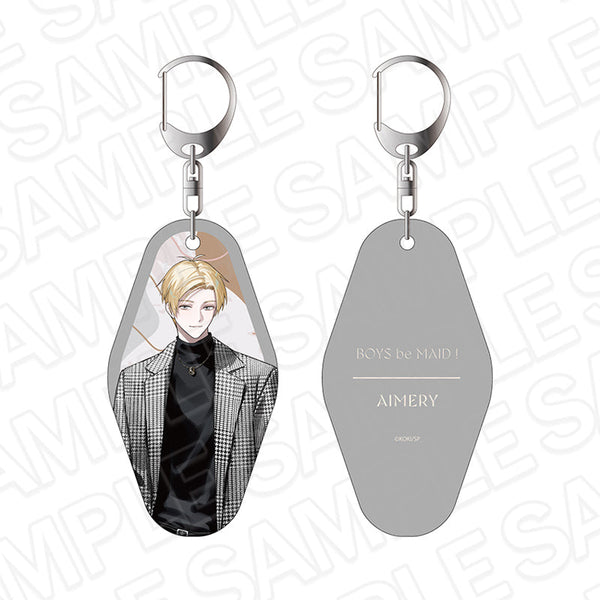 『BOYS be MAID!~御曹司メイドボーイ部の日日~』両面キーホルダー エメリ・スノワール Everyday Clothes AW ver.