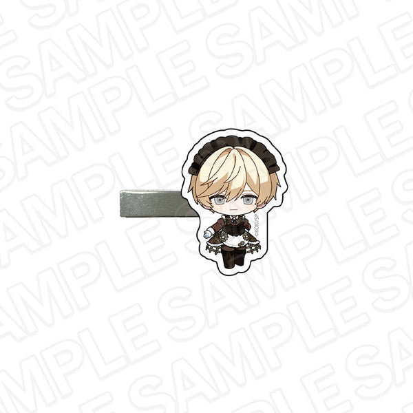 『BOYS be MAID!~御曹司メイドボーイ部の日日~』アクリルヘアクリップ エメリ・スノワール メイド服 デフォルメ ver.