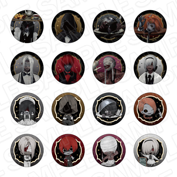 『文字化化』カンバッジ(ランダム) ウェイター ver. セット