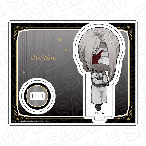 『文字化化』アクリルスタンド 銀髪の男 ウェイター デフォルメ ver.