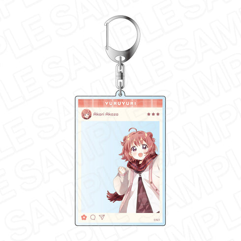 『ゆるゆり』SNS風アクリルキーホルダー 赤座あかり マフラー ver.