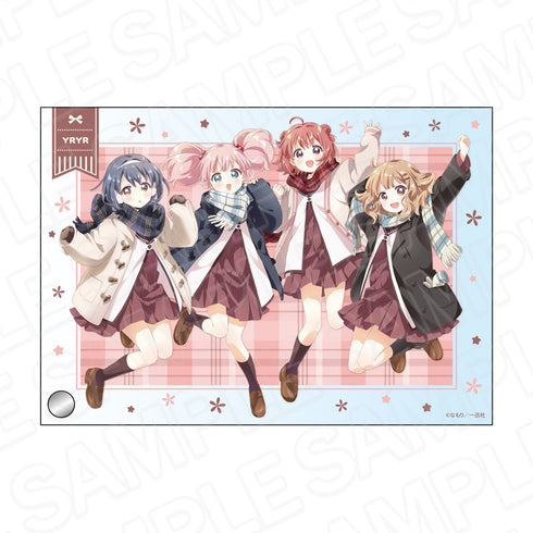 『ゆるゆり』ミニアクリルアート あかり&ちなつ&櫻子&向日葵 マフラー ver.