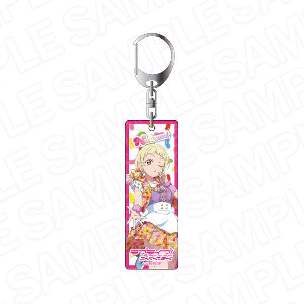 Love Live!Superstar!Plate Key Ring Onizuka Natsumi Cafe party ver.