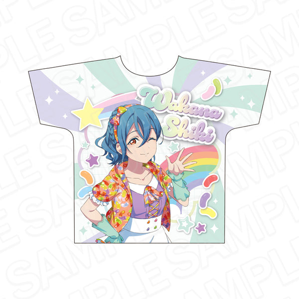 『ラブライブ!スーパースター!!』フルグラフィックTシャツ 若菜四季 Cafe party ver.