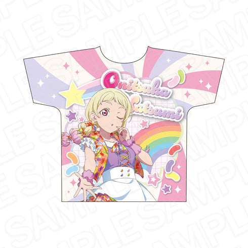 Love Live! Super Star! Full Graphic T-shirt Natsumi Onizuka Cafe party ver.