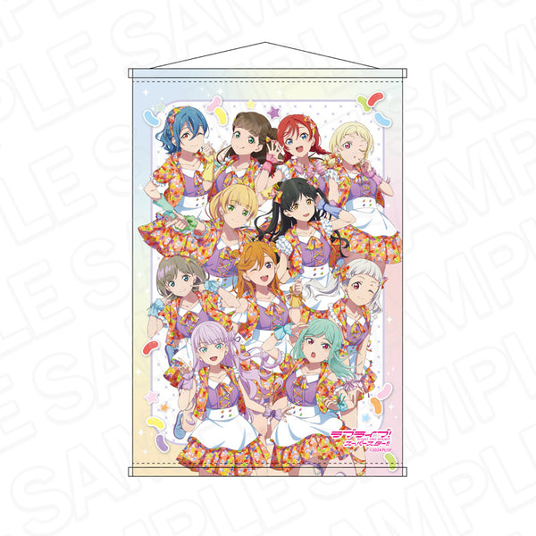 『ラブライブ!スーパースター!!』B2ラメタペストリー Cafe party ver.