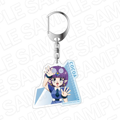 『NG騎士ラムネ&40』アクリルキーホルダー ココア 35周年記念展 ver.