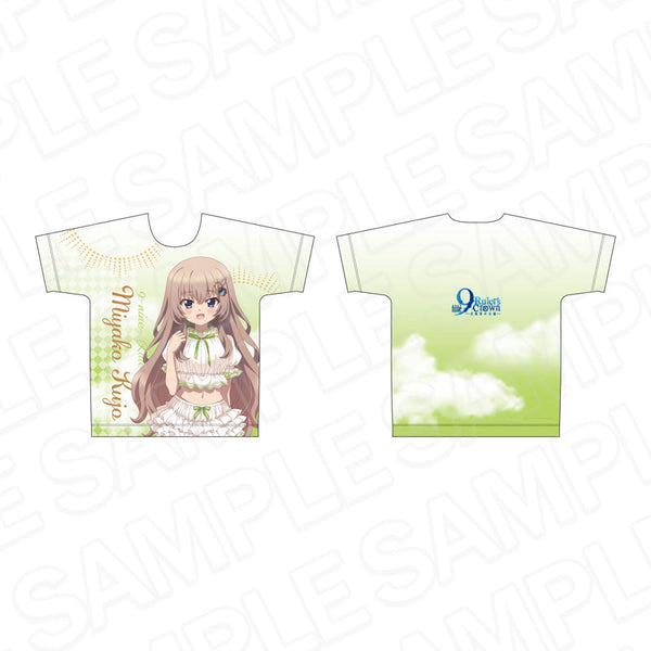 『9-nine- Ruler's Crown』フルグラフィックTシャツ 九條 都 ロリータルームウェア ver.