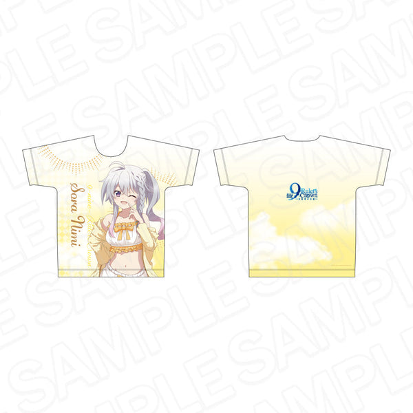 『9-nine- Ruler's Crown』フルグラフィックTシャツ 新海 天 ロリータルームウェア ver.