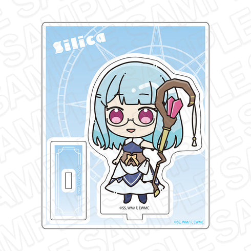 『勇者パーティーを追放された白魔導師、Sランク冒険者に拾われる ~この白魔導師が規格外すぎる~』アクリルスタンド シリカ デフォルメ ver.