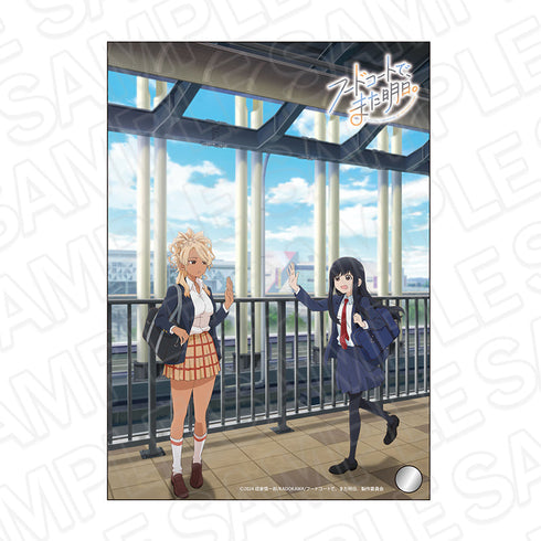 『フードコートで、また明日。』ミニアクリルアート A