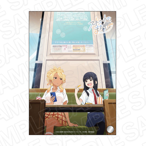 『フードコートで、また明日。』ミニアクリルアート C