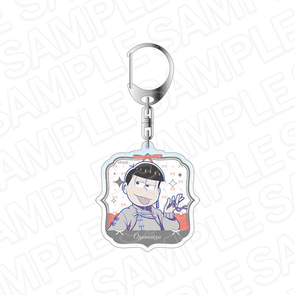 『おそ松さん』ホログラムアクリルキーホルダー おそ松 中華風リボン ver.
