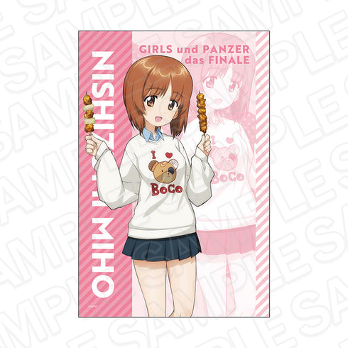 『ガールズ&パンツァー 最終章』フェイスタオル 西住 みほ 食べ歩き ver.