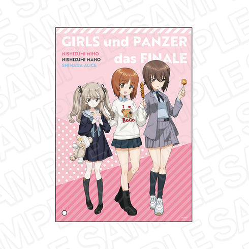 『ガールズ&パンツァー 最終章』ミニアクリルアート 西住 みほ&西住 まほ&島田 愛里寿 食べ歩き ver.