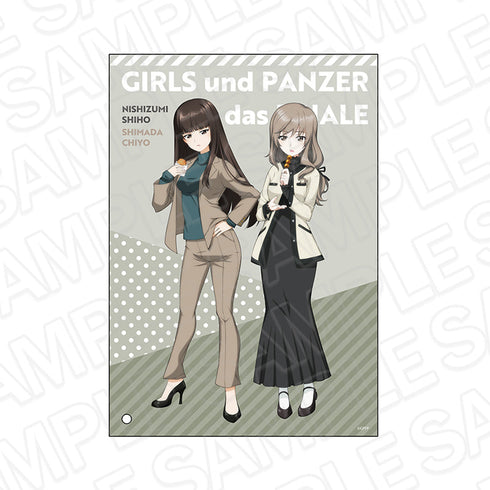 『ガールズ&パンツァー 最終章』ミニアクリルアート 西住 しほ&島田 千代 食べ歩き ver.