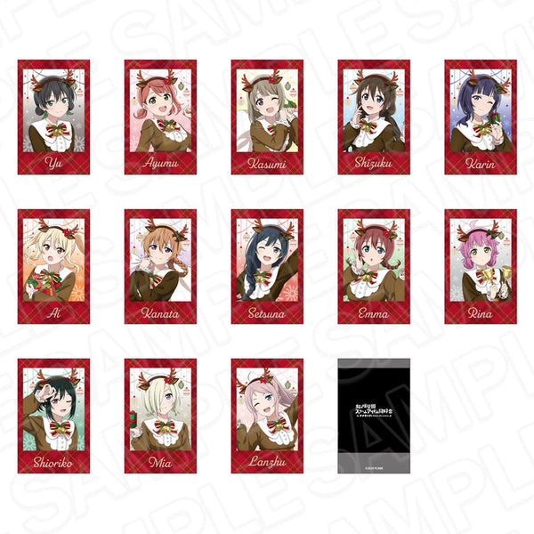 『ラブライブ!虹ヶ咲学園スクールアイドル同好会』インスタントフォト風カード トナカイ風衣装 ver. セット