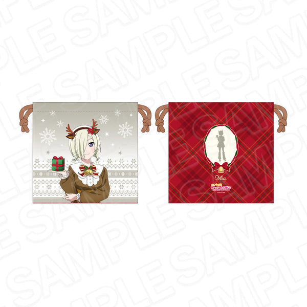 『ラブライブ!虹ヶ咲学園スクールアイドル同好会』サテン巾着 ミア・テイラー トナカイ風衣装 ver.