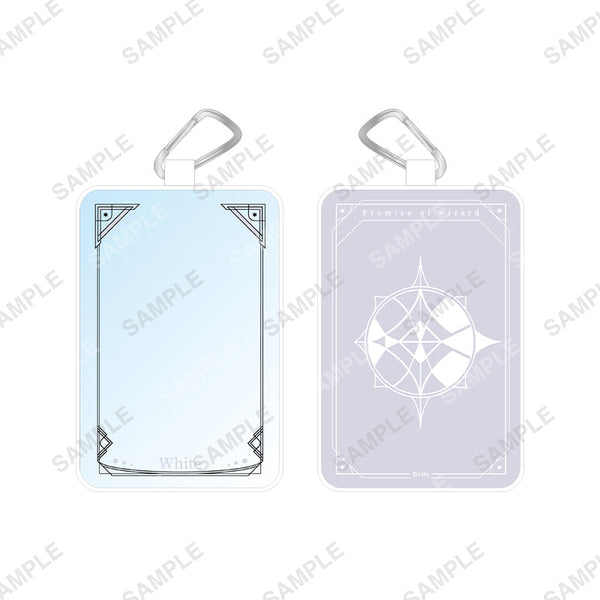 『魔法使いの約束』カラビナ付きクリアポーチ ホワイト