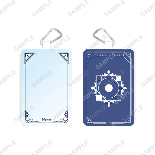 『魔法使いの約束』カラビナ付きクリアポーチ ネロ