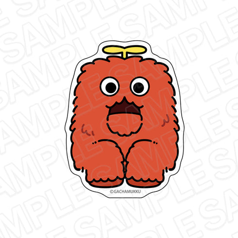 『ガチャピン・ムック』ステッカー おすわりさん ムック