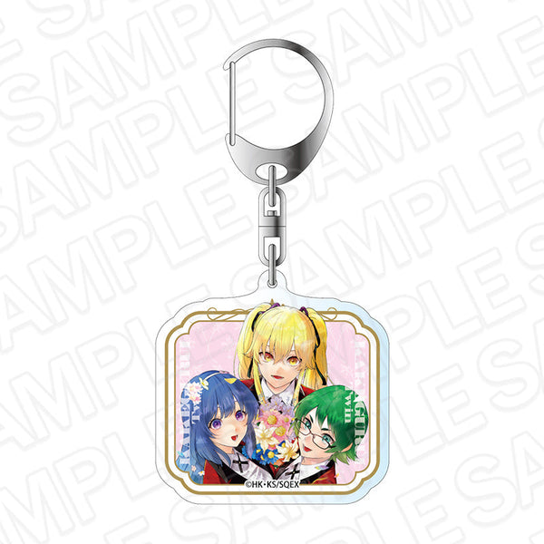 『賭ケグルイ双』アクリルキーホルダー 芽亜里&つづら&雪見