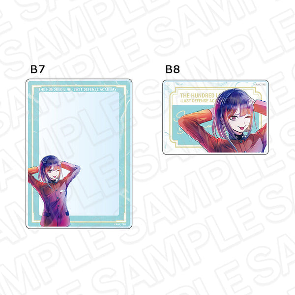 『HUNDRED LINE -最終防衛学園-』硬質カードケースセット PALE TONE series 九十九今馬